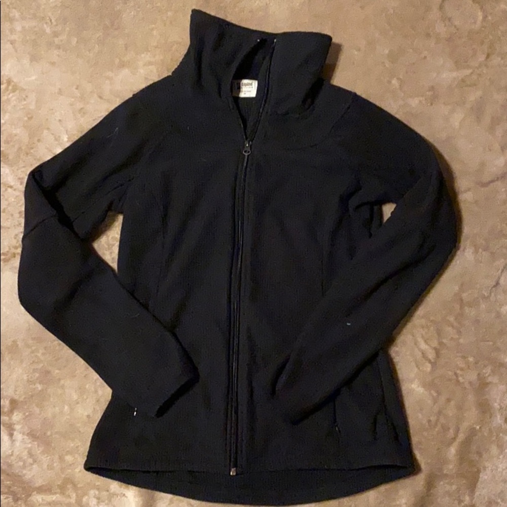 Black zip up jacket